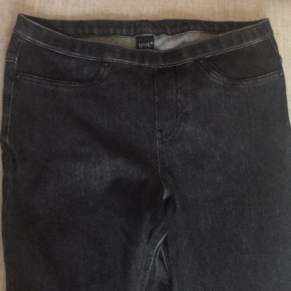 HUE black denim leggings - Picture 2 of 6